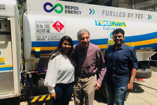 Aditi & Chetan with Ratan Tata